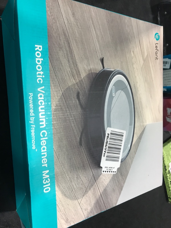 Photo 1 of Lefant M310 Robot Vacuum Cleaner– 4500Pa Suction, Ultra-Slim & Quiet, PreciSense Obstacle Avoidance, WiFi/App/Voice Control, 160-Min Runtime, Self-Charging – Ideal for Pet Hair & Hard Floors (Gray)