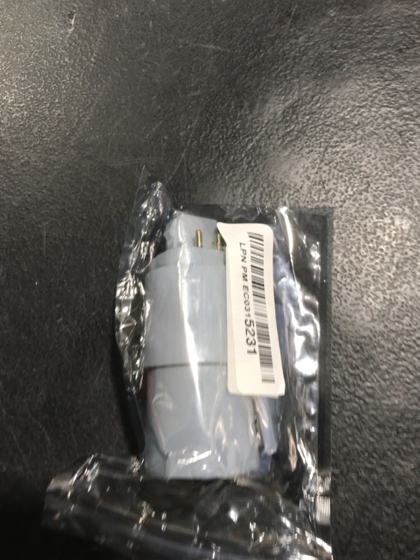 Photo 1 of E-Simpo 2pcs 4Pin Gx24q CFL to E26/E27 Medium Screw LED Bulb Base Holder Light Socket Adapter Converter. NOT Plug and Play, Need Rewire/Bypass Ballast. (2-Pack)