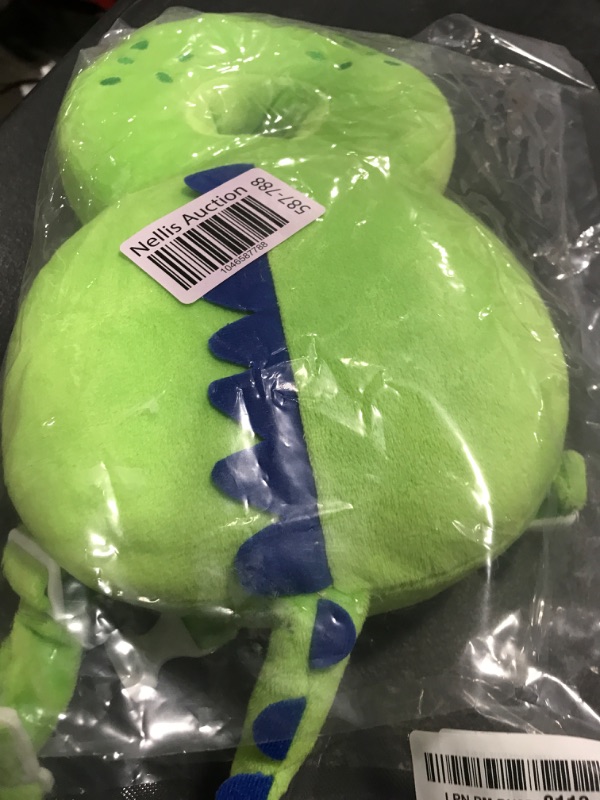 Photo 1 of Baby Back Potection Toddler Safety Protector Cushion Pad Toddler Backpack for Crawling Walking Adjustable Toddlers Back Safety Pad for Boys and Girls(Green Dinosaur)lpnpmdu8748113
