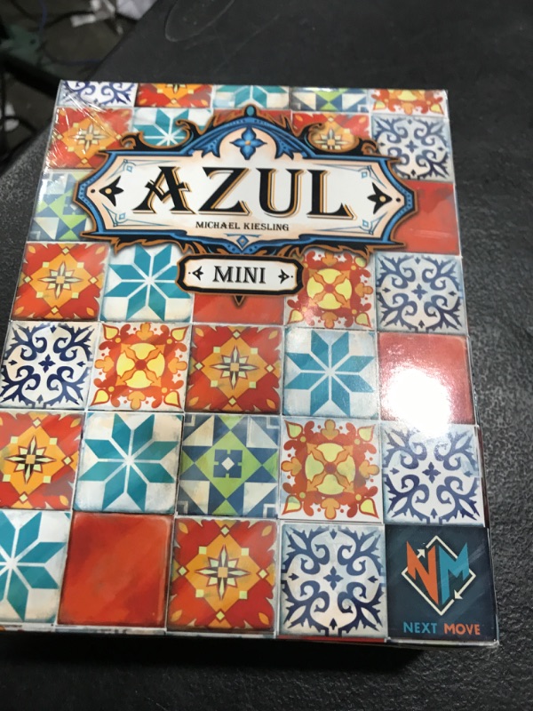 Photo 1 of Azul Mini Board Game - Portable Tile-Placement Fun, Strategy Game for Kids and Adults, Ages 8+, 2-4 Players, 30-45 Minute Playtime, Made by Next Move Games