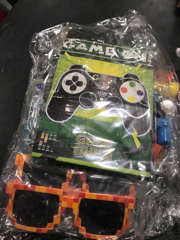 Photo 1 of DMIGHT Video Game Party Favors Birthday Supplies for Kids Bags Game On Stuffer Gifts Boys Gamer Party Decorations