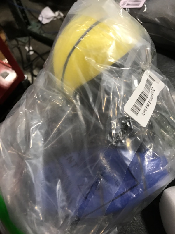 Photo 1 of Botabee Mini Basketball - Set of 3 -Toy Basketballs with Manual Pump - Plastic Balls for Toddlers and Kids - Blue with Gold Lines + Black with Gold Lines + Black/Yellow with Gold Lines