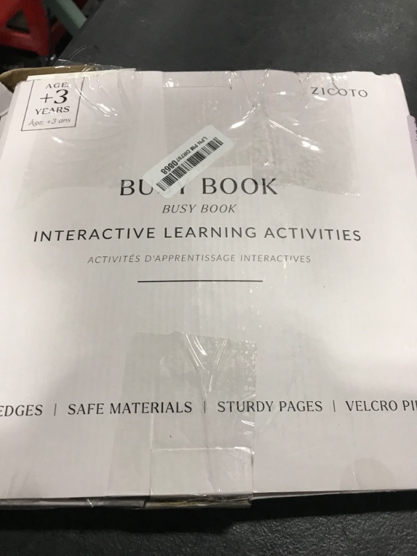 Photo 1 of Montessori Busy Book for Toddlers Ages 3 and Up - The Perfect Preschool Learning Activity Book for Fun Education at Home Or While Traveling - Perfect Speech Therapy & Autism Sensory Toy for Kids