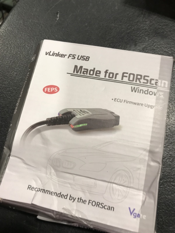 Photo 1 of Vgate vLinker FS OBD2 USB Adapter for FORS-can HS/MS-CAN Auto Switch