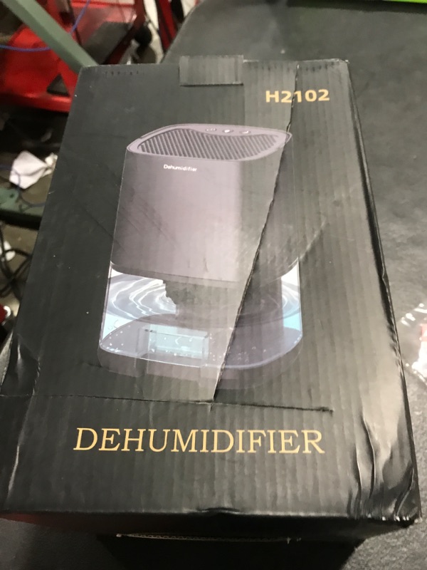 Photo 1 of Dehumidifiers for Home 35OZ Small Dehumidifier for Bedroom 2500 Cubic Feet(350sq ft) with 7 LED Lights, Ultra Quiet & Auto Shut off Dehumidifier for Bathroom Basement Closet Garage