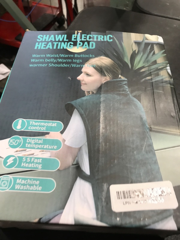 Photo 1 of OPUGK Heating Pad for Neck and Shoulders and Back,Extra Long Weighted Covered,Heating Pad for Back,Gift for Friend Lover Mom and Dad