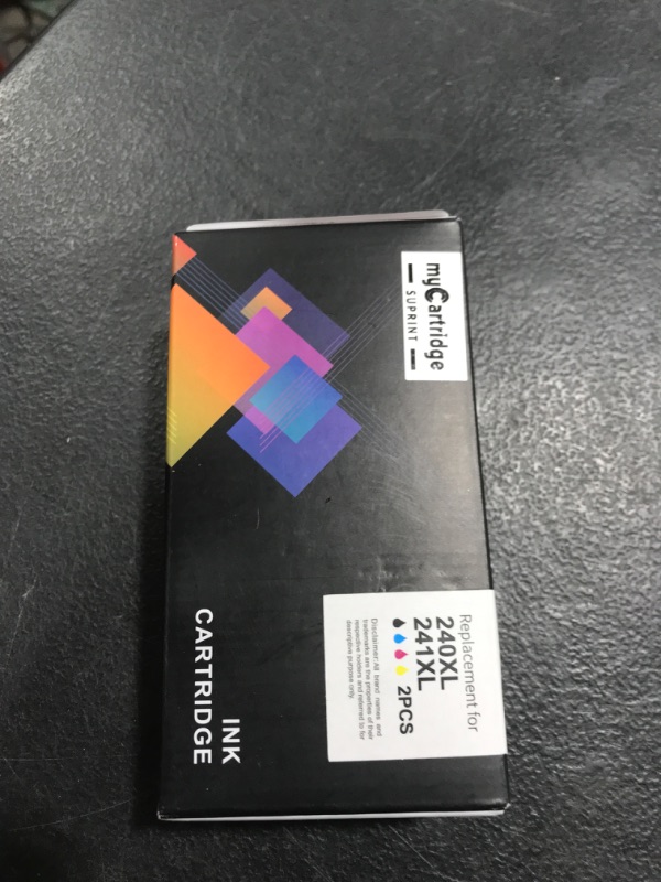 Photo 1 of myCartridge SUPRINT Remanufactured Ink Cartridge Replacement for Canon 240XL 241XL Combo Pack PG-240 CL-241 for PIXMA MG3620 TS5120 MG3520 MG3600 MG3220 Printer (1 Black, 1 Tri-Color, 2 Pack)