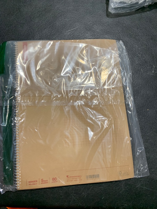 Photo 1 of Maruman SPIRAL NOTE BASIC 8.58 x 11.69 inches (A4) after detached, 5mm-squared, 80 Sheets (N245ES)