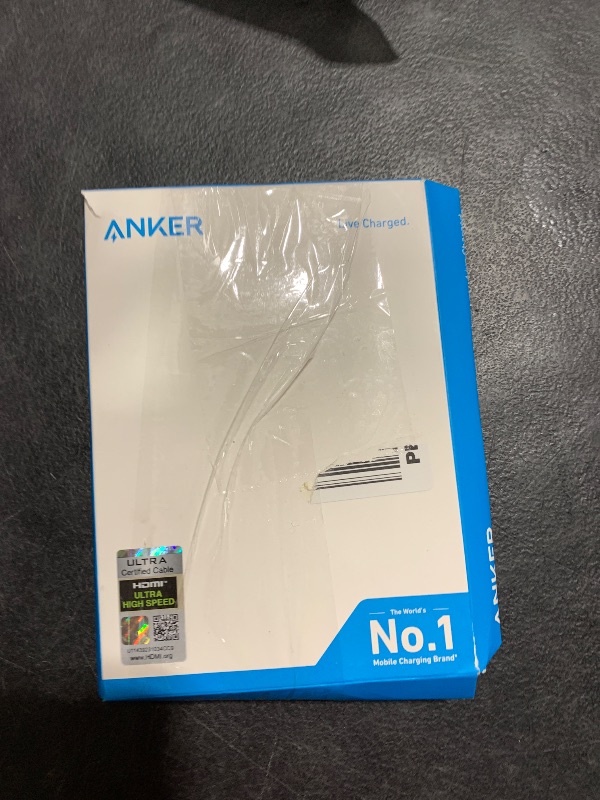 Photo 1 of ANKER HDMI Cable 8K@60Hz, 10FT Ultra HD 4K@120Hz HDMI 2.1 Cord,48 Gbps Certified Ultra High-Speed,Compatible with PlayStation 5,Xbox,Samsung TVs,and More