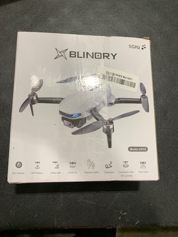 Photo 1 of GPS Drone with Camera for Adults, 2K HD FPV Drones with Auto Return, Follow Me, Circle Fly, Waypoint Fly, Stable Hover, Brushless Motor, Foldable 5G Transmission Remote Control Quadcopter