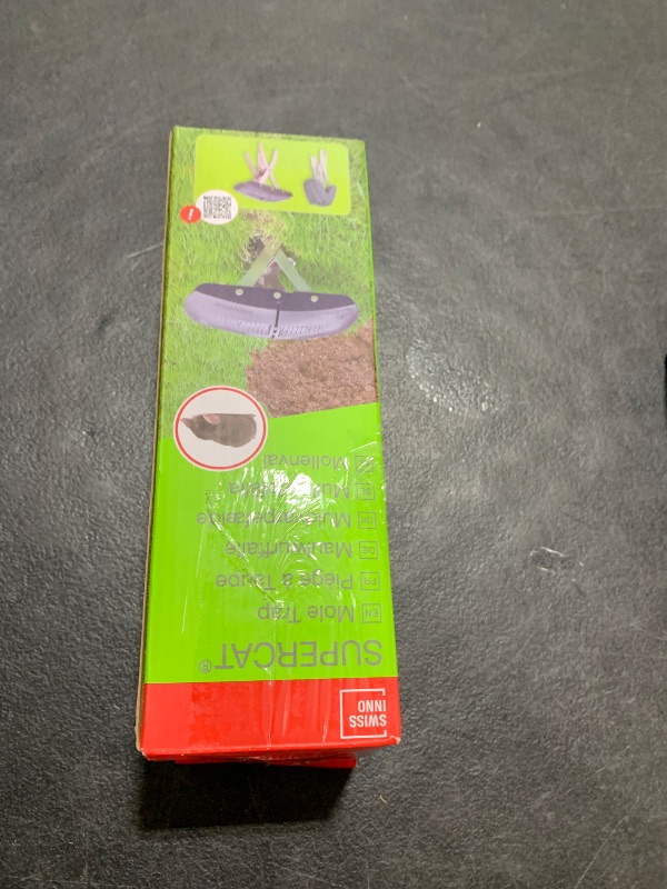 Photo 1 of SWISSINNO Mole Trap SuperCat | Ultra-Effective with High Catch Rates, Unique Trigger Catch Action | Mole Eliminator, Gopher Catcher That Works | Easy to Use, Safe and Reusable
