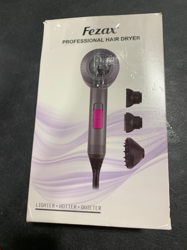 Photo 1 of Fezax Ionic Hair Dryer 2000W Salon Performance AC Motor Styling Tool/Hair Dryer Professional Blow Dryer Negative Ion Fast Drying for Hair Care 3 Heating / 2 Speed/Cold, for Home Travel Hotel