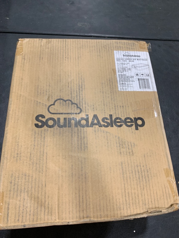 Photo 1 of SoundAsleep Dream Series Luxury Air Mattress with ComfortCoil Technology & Built-in High Capacity Pump for Home & Camping- Double Height, Adjustable, Inflatable Blow Up, Portable - Full Size