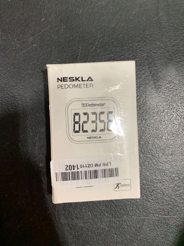 Photo 1 of NESKLA 3D Pedometer for Walking, Simple Step Counter with Large Digital Display, Step Tracker with Removable Clip Lanyard, Accurately Track Steps for Men Women Kids Adults Seniors