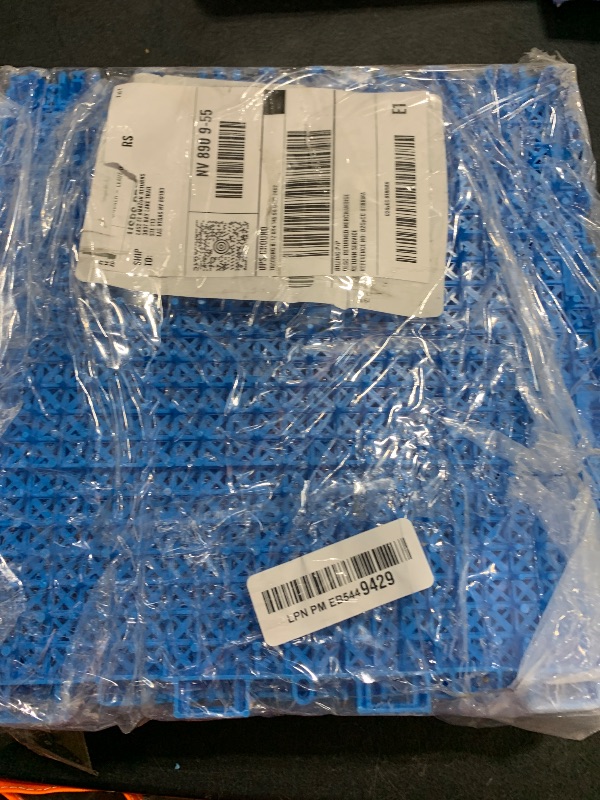 Photo 1 of 16pcs Pool Drainage Mat,Above Ground Walkways to Prevent Dirt from Entering The Pool, Pool Mats with Multiple Splicing Methods,Interlocking Plastic Floor for Pools Shower Rooms (10.3" x 10.3")