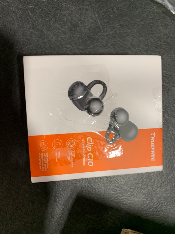 Photo 1 of truefree C10 Open-Ear Earbuds, Clip-On Wireless Headphones, Bluetooth 5.4, 12mm Driver with Spatial Sound, 28H Playtime, IPX5 Water-Resistant, AI-ENC Clear Calls, Dual Connection, App Customizable