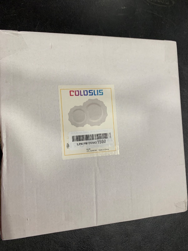 Photo 1 of COLOSUS 60pcs White Disposable Plastic Plates-Heavy duty plate for party/wedding/anniversary 30 dinner plates and 30 dessert/salad plates