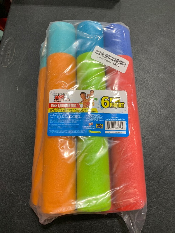 Photo 1 of MAX LIQUIDATOR® 6-Pack Water Blaster Set, Multicolor