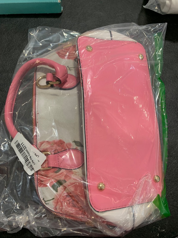 Photo 1 of YPuzro Cute Floral Purses for Women Small Crossbody Bags Zip Satchel Bag Trendy Womens Tote Handbags Shoulder Bag Pink Flower