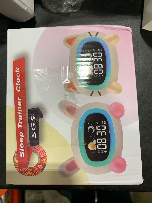 Photo 1 of ANALOI Alarm Clock for Kids,Ok to Wake Clock,Sleep Training Clock with Night Light & Sound Machine, Cute Kawaii Alarm Clock for Birthday Gift Boy Girls Toddlers Bedrooms