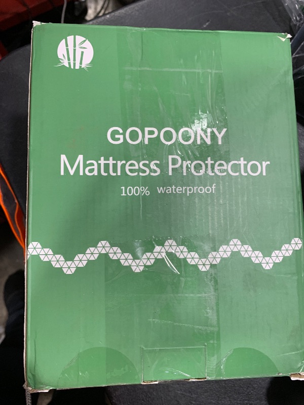 Photo 1 of Premium 100% Waterproof Mattress Protector Queen Size, Breathable Bed Cover 3D Air Fabric Cooling Mattress Pad Cover Smooth Soft Noiseless Washable, 8''-21'' Deep Pocket (White)