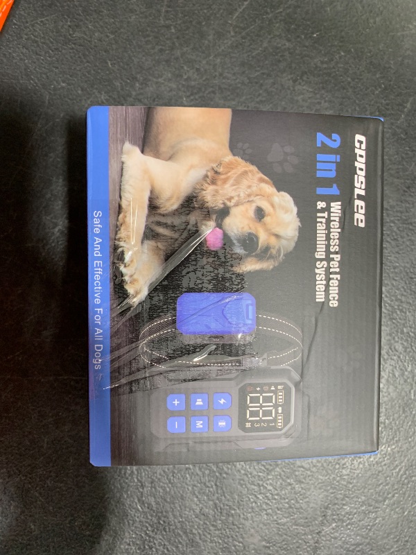 Photo 1 of CPPSLEE Wireless Fence for Dogs, Electric Dog Fence, Wireless Dog Fence, Electric Fence for Dogs, 2 in 1 Wireless Dog Fence System and with Waterproof Dog Training Collar