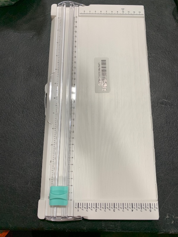 Photo 1 of 12x12 Inch Scoring Board Paper Trimmer, Folding Scoring Board with Paper Folding Scoring Tool for Card Making, Envelopes, Coupons, and Photos, Make Scrapbook