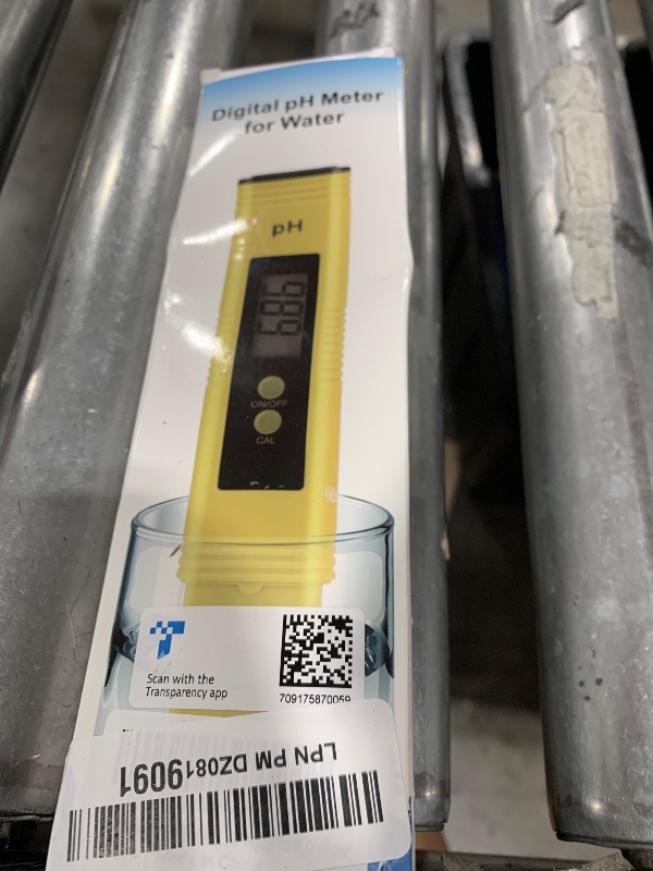 Photo 1 of PH Meter for Water Hydroponics Digital PH Tester Pen 0.01 High Accuracy Pocket Size with 0-14 PH Measurement Range for Household Drinking, Pool and Aquarium