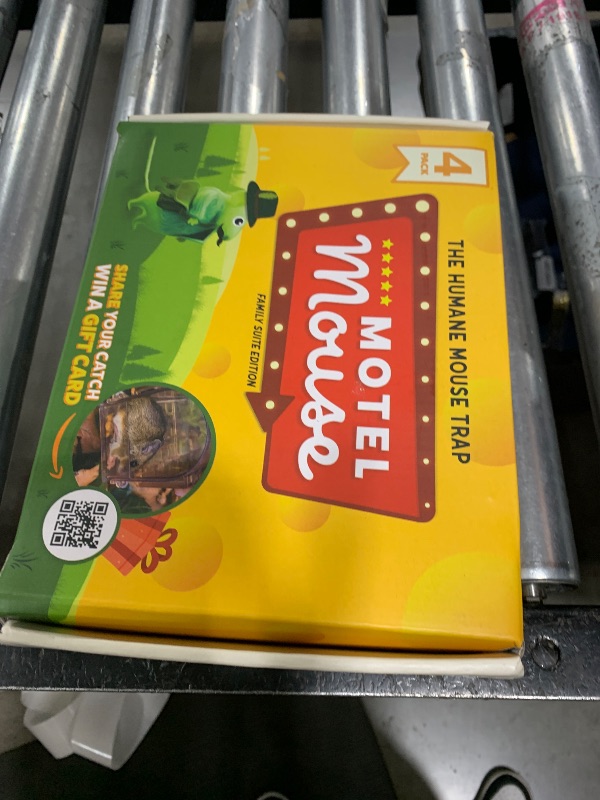 Photo 1 of Motel Mouse Humane No Kill Live Catch and Release Mouse Traps, Reusable with Cleaning Brush - 4 Pack