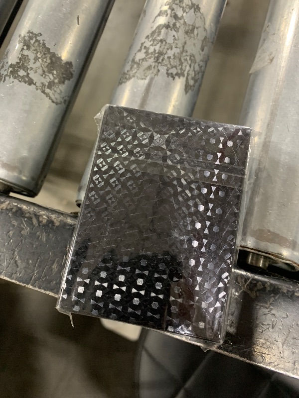 Photo 1 of ACELION Waterproof Playing Cards, Plastic Playing Cards, Deck of Cards, Gift Poker (Black Diamond Cards)