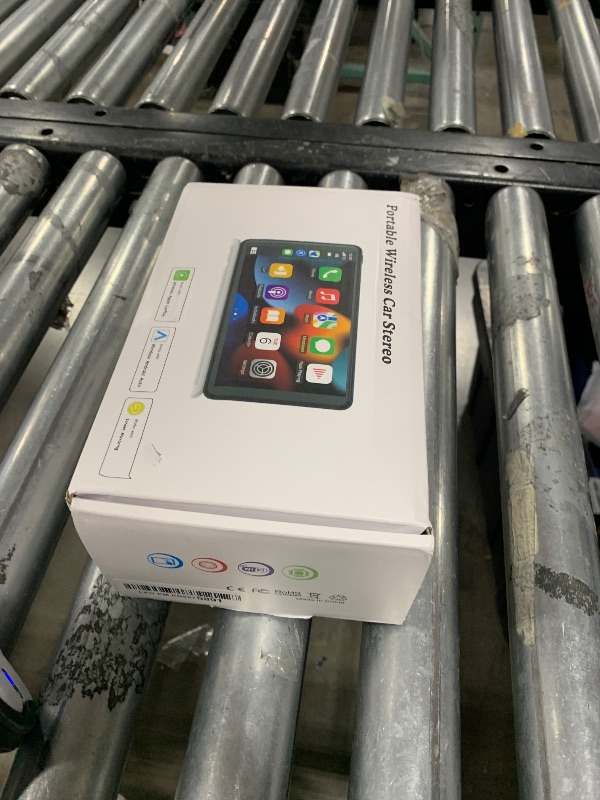 Photo 1 of Portable Apple Carplay/Android Auto Screen for Car, 7 Inch HD Touch Screen Wireless Car Play with Backup Camera, Voice Control, BT, FM, Mirror Link for All Vehicle