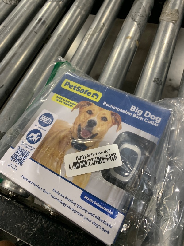 Photo 1 of PetSafe Rechargeable Bark Collar, 15 Levels of Automatically Adjusting Static Correction - Rechargeable, Waterproof - Reduces Barking and Whining - for Small, Medium, and Large Dogs Over 8 lb