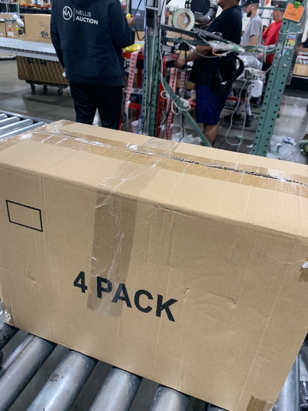 Photo 1 of YFXCVSL 4 Tier Plastic Storage Bins with Lid 23QT, Stackable Storage Containers with Wheels, Folding Storage Boxes, Stackable Storage Bins, Closet Organizers and Storage for Living Room,Office,Dorm