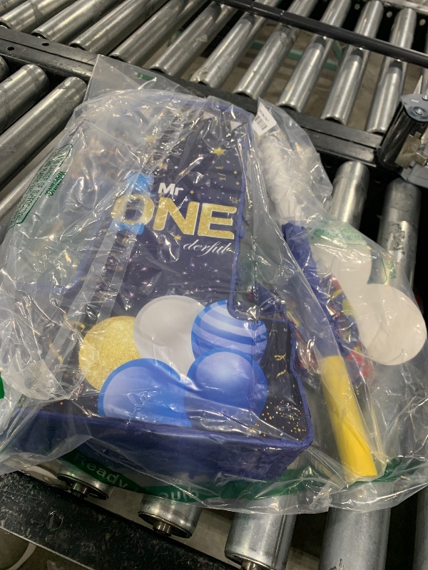Photo 1 of Mr. Onederful Piñata Number 1 Piñata for 1st Birthday Party Decorations Navy Blue Gold One Birthday Piñata with Blindfold Mask Stick Confetti for Boys Little Man First Birthday Party Supplies Favors