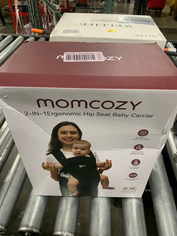 Photo 1 of Momcozy Baby Carrier with Hip Seat, 2-in-1 Forward-Facing Carry for Active Babies, Detachable Hands-Free Carrier up to 44lbs, Breathable Infant Carrier Fits Waist Sizes up to 47 Inches, AirMesh Pink