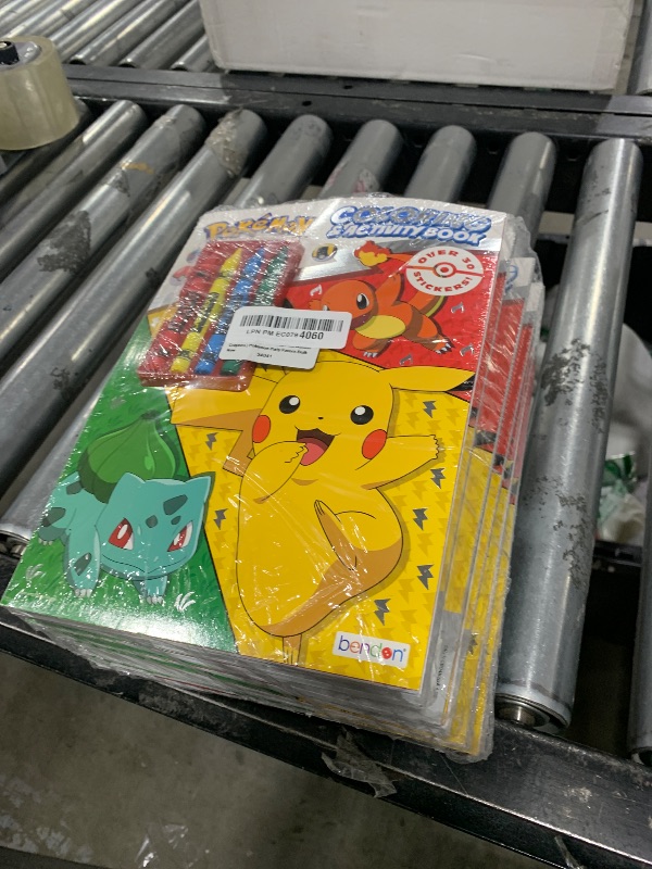 Photo 1 of Pokemon Party Favors for Kids - Pokemon Party Supplies Bundle Includes 12 Pokemon Coloring Books for Kids and 12 Pokemon Cards Plus Jumbo Crayons | Pokemon Party Favors Bulk