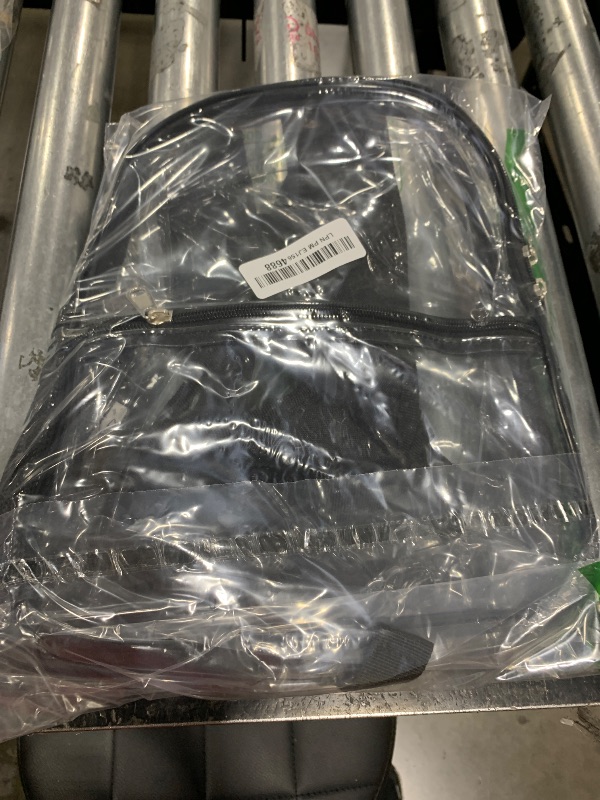 Photo 1 of Oraben Clear Backpack for Stadium Events Stadium Backpack Waterproof 12x6x12 Clear Bag for Adult Concert Sport Work