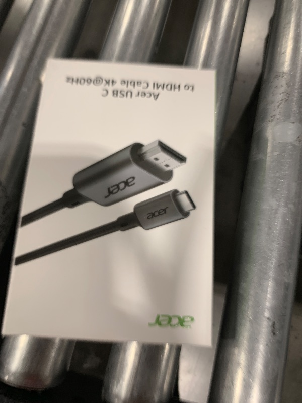 Photo 1 of Acer USB C to HDMI Cable for Home Office 6.6FT (4K@60Hz), High-Speed Type C to HDMI 2.0 Braided Cord, Thunderbolt 4/3 Compatible with MacBook, iPhone 16/15 Pro/Max, iMac, iPad Pro, Galaxy S24, Surface