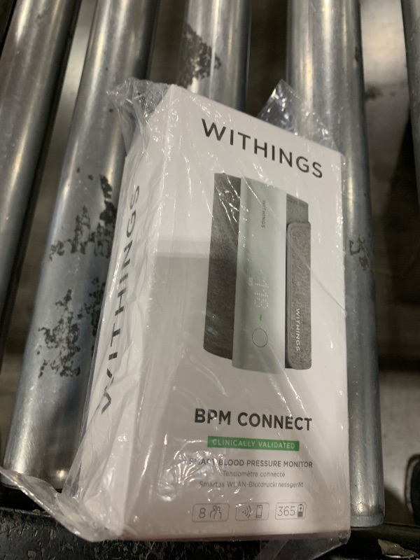 Photo 1 of Withings BPM Connect - Digital Blood Pressure Cuff & Heart Rate Monitor - Blood Pressure Machine Arm Cuff, FDA Cleared, FSA/HSA Eligible, IOS & Android