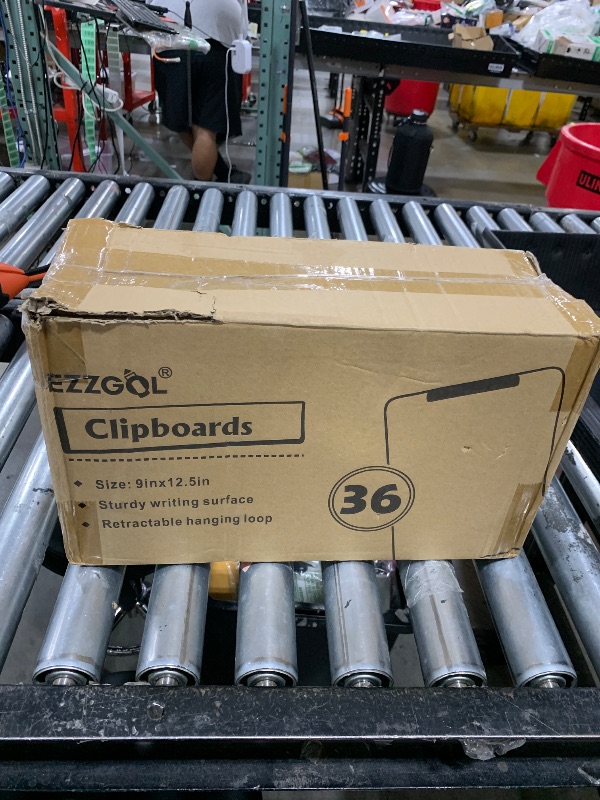 Photo 1 of Clipboards Bulk, EZZGOL 36 Pack Letter Size Wood Clipboards, Low Profile Clip, Recycled Hardboard Clipboard with Hang for School Classroom Home