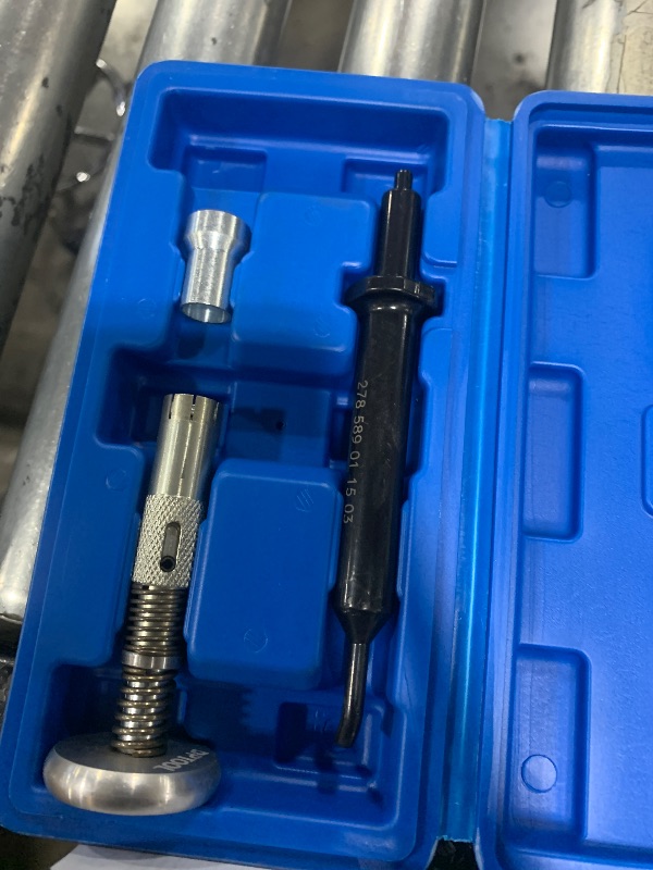 Photo 1 of DPTOOL Fuel Injector Rail Seal Remover Installer Tool Kit Compatible with Mercedes Benz M133, M139, M176, M177, M178, M254, M260, M264, M270, M274, M276, M278 Engine Replace 278 589 01 15 03