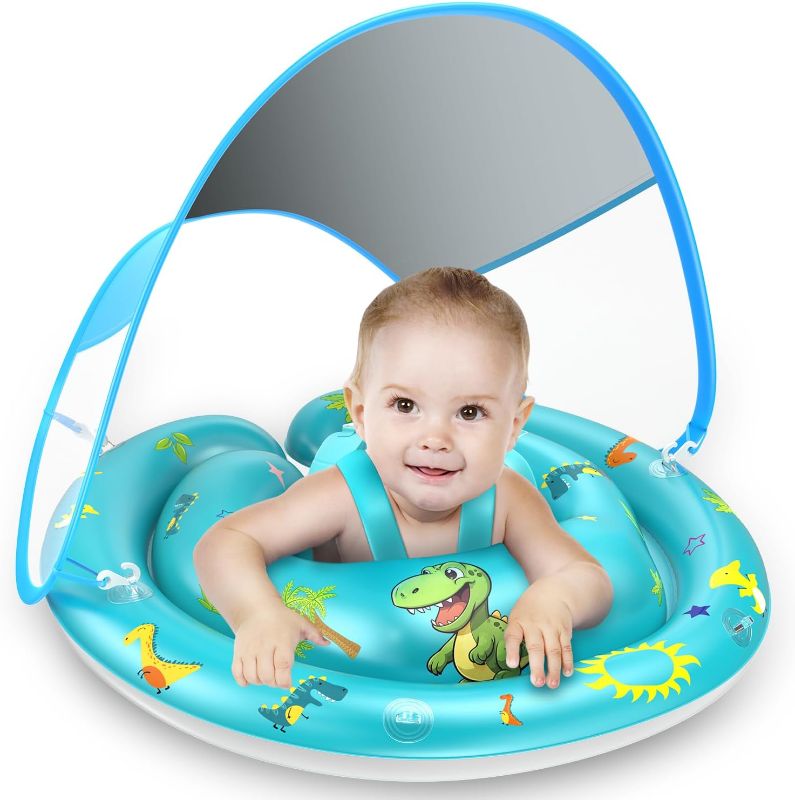 Photo 1 of
LAYCOL Baby Pool Float with UPF50+ Sun Protection Canopy and Toy Play Console for Infant, Toddler, Adjustable Safety Seat for 3-36 Months