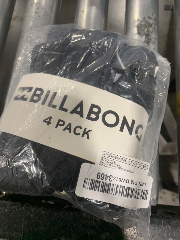 Photo 1 of Billabong Mens Boxer Briefs 4 Pack Long Leg Performance Compression Shorts Mens Underwear 7.5” Inseam