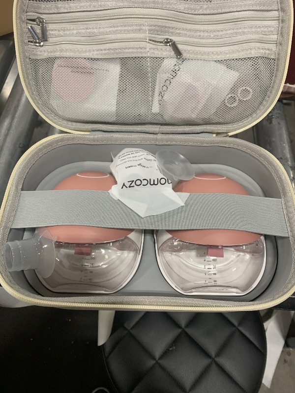Photo 1 of Momcozy Breast Pump Hands Free Upgraded Mobile Flow | M9, App Discreet Control with Personalized Multi-Modes & 15 Levels, Wearable Breast Pump 24mm, 2 Pack Cozy Red