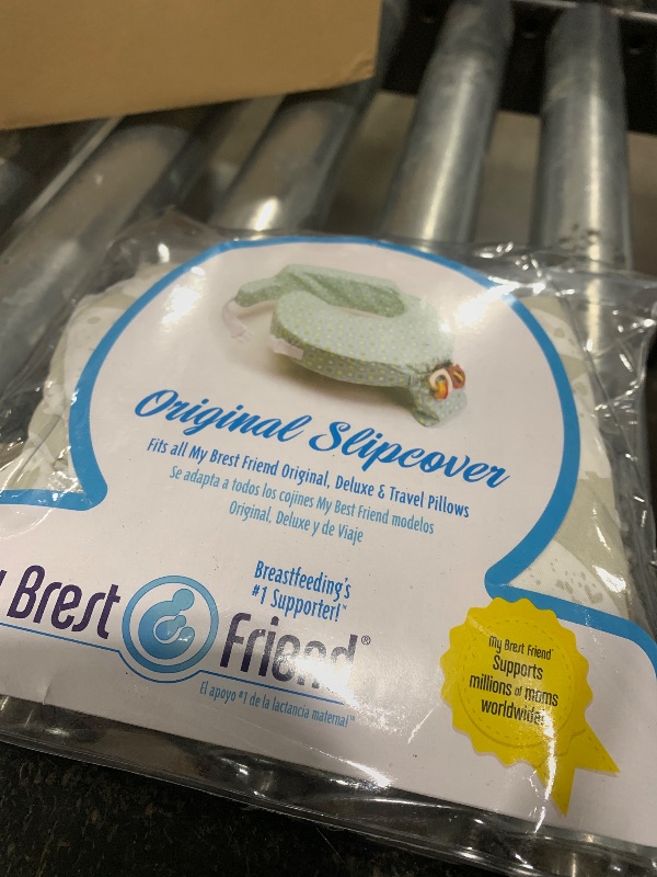 Photo 1 of My Brest Friend Original Nursing Pillow Cover - Slipcovers for Baby - Adjustable Fit, Easy Care, Durable - Original Nursing Pillow Not Included, Platinum Posies