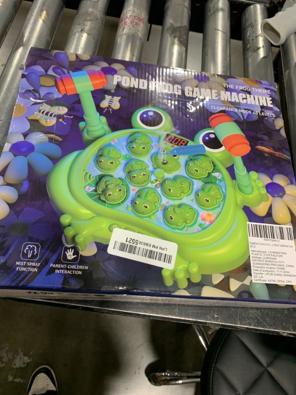 Photo 1 of HopeRock Toys for 2 3 4 5 Year Old Boy,Toddler Toys Age 2-4, Whack A Frog Game,with 5 Modes,45 Levels,9 Music Spray and Light-up, Baby Toy Gifts for Early Learning, Birthday Gift for Toddler Boy Toys