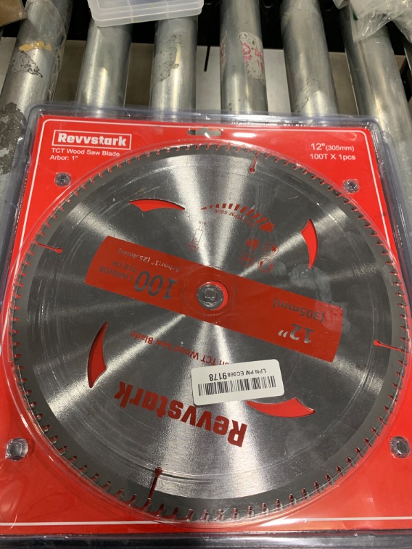 Photo 1 of Revvstark 12 Inch 100 Tooth TCG Aluminum and Non-Ferrous Metal Saw Blade with 1-Inch Arbor