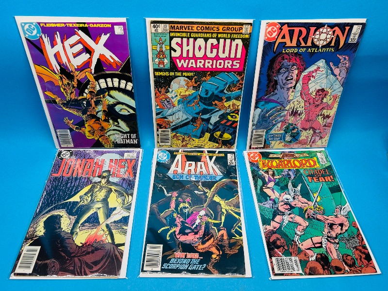 Photo 1 of 583003… 6 vintage comics in plastic sleeves 