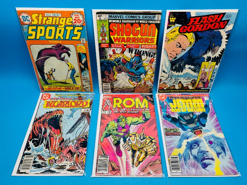 Photo 1 of 593012… 6 vintage comics in plastic sleeves 