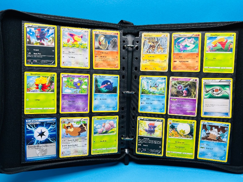 Photo 1 of 593017… final sale no returns/refunds-180 mixed Pokemon cards in binder 